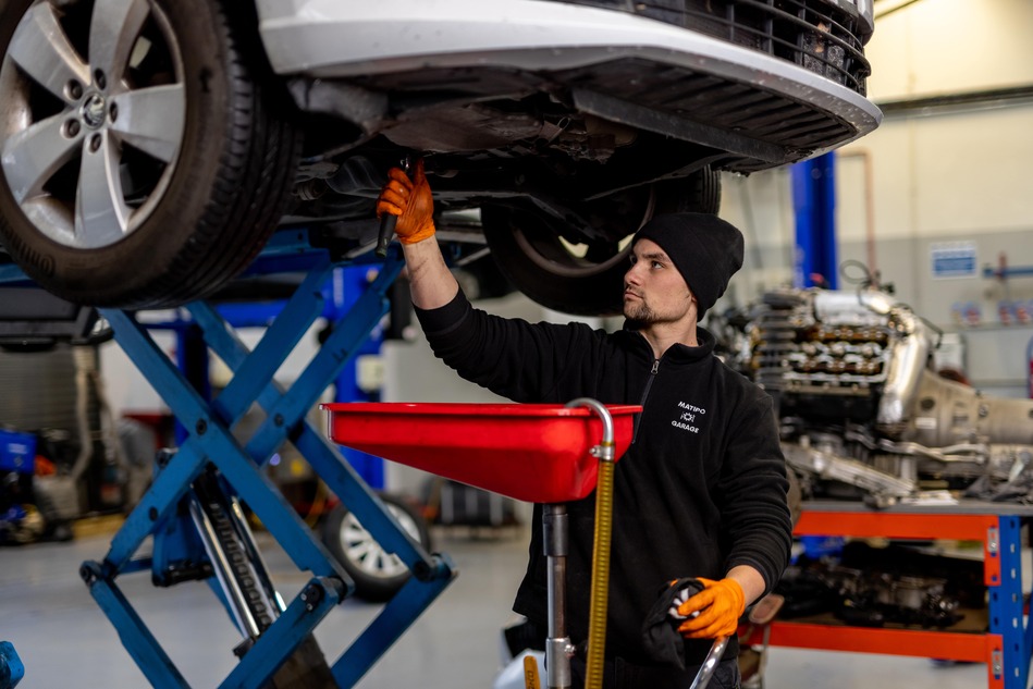 oil change during routine service